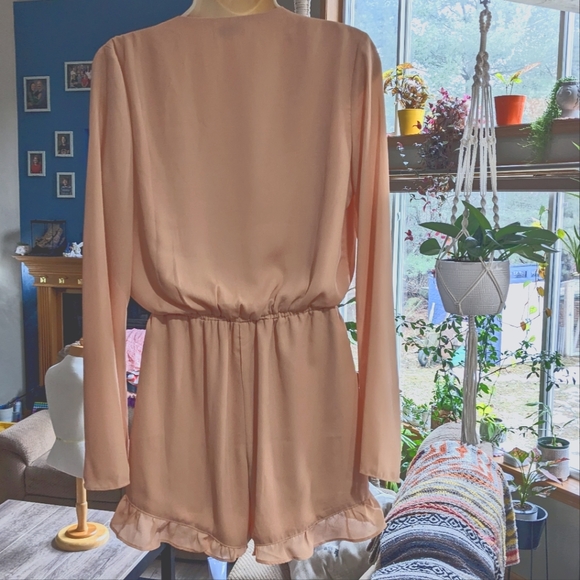 Vagabond Paris Romper, Nude, Women's Size S - Picture 3 of 5